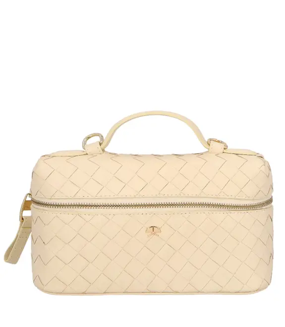 BOLSA PEQUENA TRESSÊ VANITY LUIZA BARCELOS BEGE