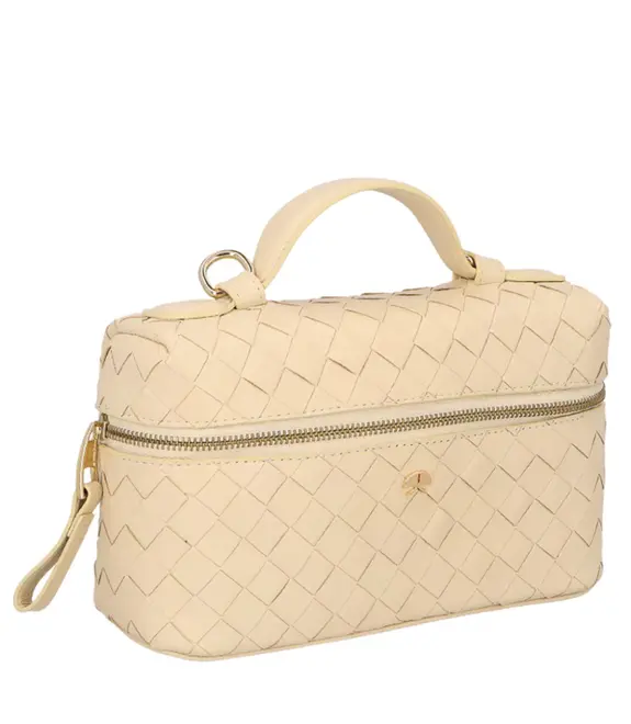BOLSA PEQUENA TRESSÊ VANITY LUIZA BARCELOS BEGE