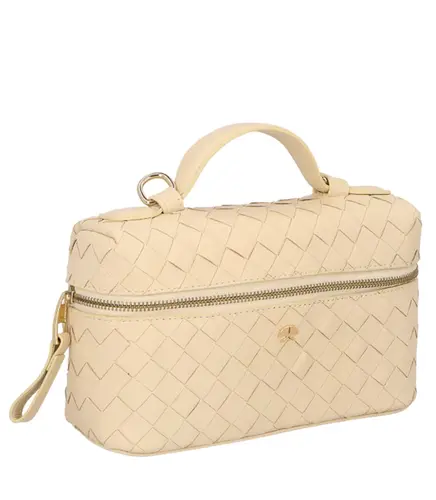 BOLSA PEQUENA TRESSÊ VANITY LUIZA BARCELOS BEGE
