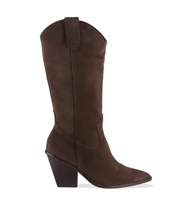 BOTA WESTERN SALTO ALTO LUIZA BARCELOS MARROM