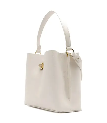 BOLSA TOTE GRANDE BAG CHARM AREZZO BRANCO