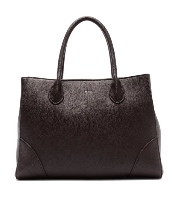 BOLSA TOTE GRANDE AREZZO MARROM