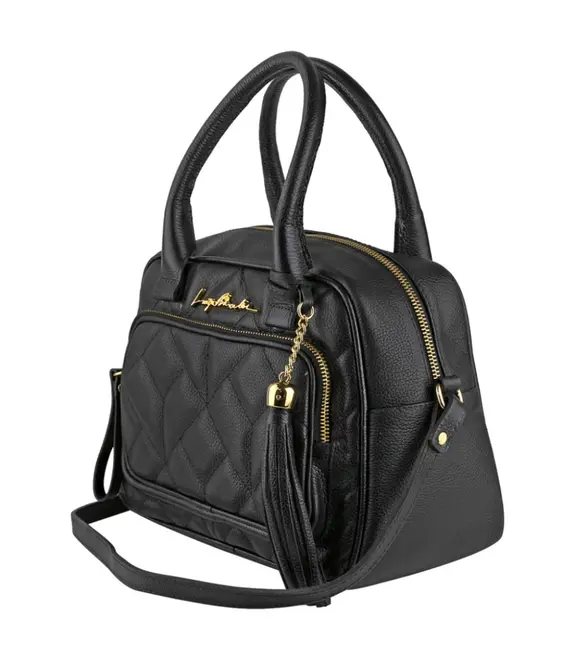 BOLSA MÉDIA VIENA LUIZA BARCELOS PRETO