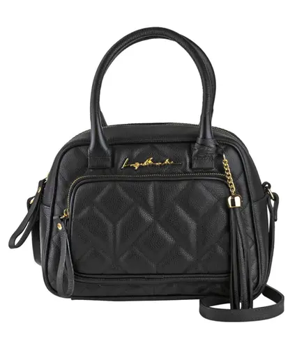 BOLSA MÉDIA VIENA LUIZA BARCELOS PRETO