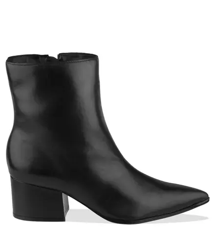 BOTA SALTO MÉDIO ALLY AREZZO PRETO