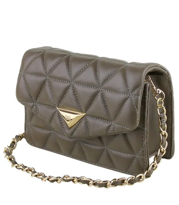 BOLSA PEQUENA MATELASSÊ 944 SCHUTZ CINZA