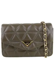 BOLSA PEQUENA MATELASSÊ 944 SCHUTZ CINZA