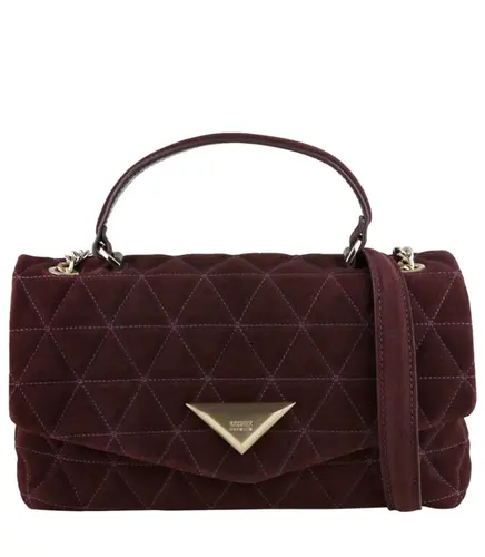 BOLSA MÉDIA MATELASSÊ SCHUTZ MARROM