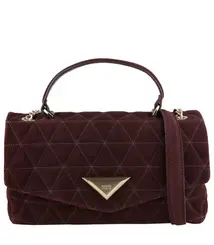 BOLSA MÉDIA MATELASSÊ SCHUTZ MARROM