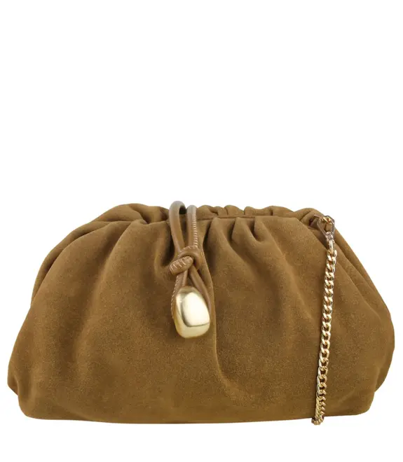 BOLSA CLUTCH EDIA AREZZO CARAMELO