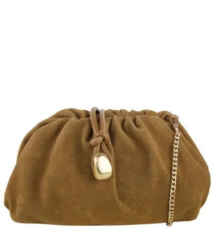 BOLSA CLUTCH EDIA AREZZO CARAMELO