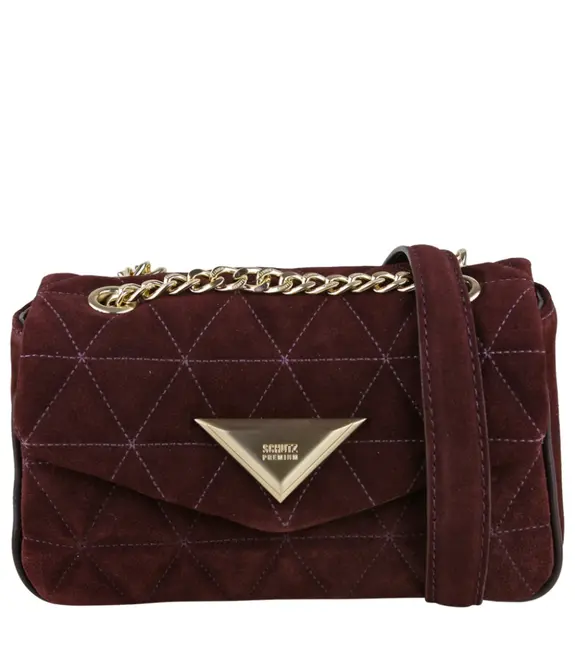 BOLSA PEQUENA MATELASSÊ SCHUTZ MARROM