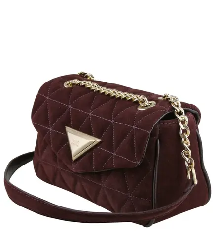 BOLSA PEQUENA MATELASSÊ SCHUTZ MARROM