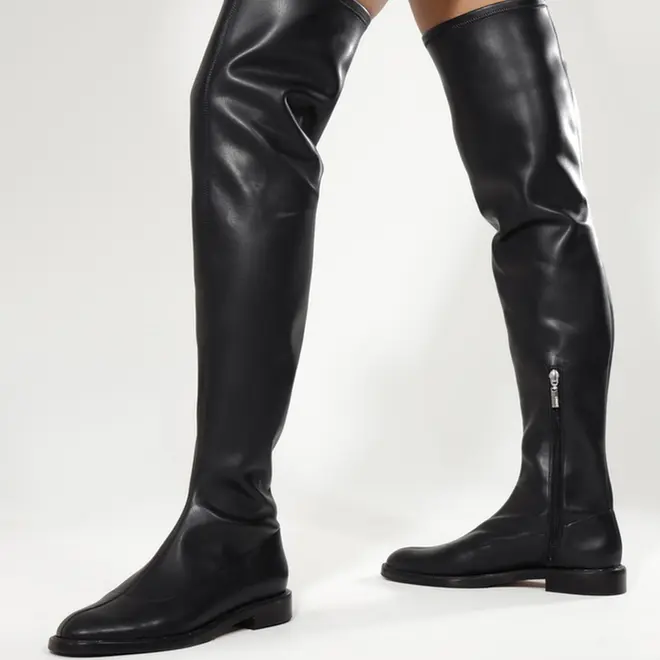 BOTA OVER THE KNEE KAOLIN SCHUTZ PRETO