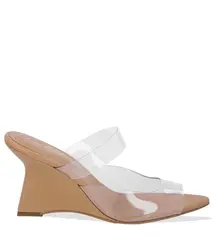 MULE ANABELA SALTO ALTO LUIZA BARCELOS BEGE
