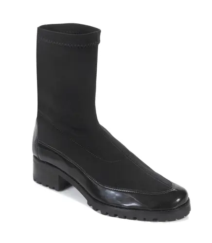 BOTA SALTO BAIXO VENEZA PAULA TORRES PRETO