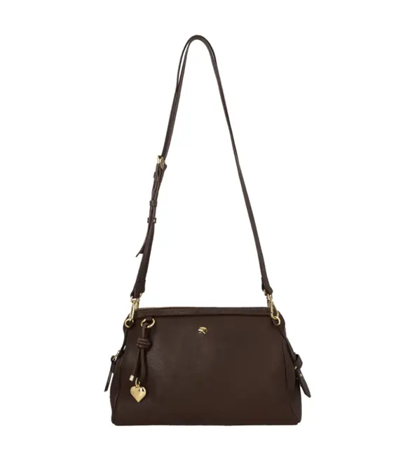 BOLSA PEQUENA LUIZA BARCELOS MARROM