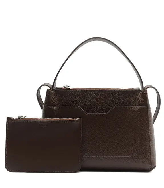 BOLSA TOTE MÉDIA EMILLY AREZZO MARROM