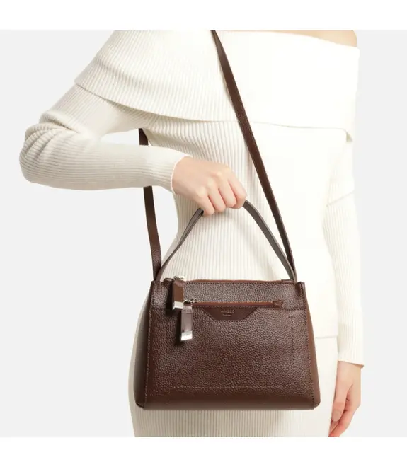 BOLSA TOTE MÉDIA EMILLY AREZZO MARROM