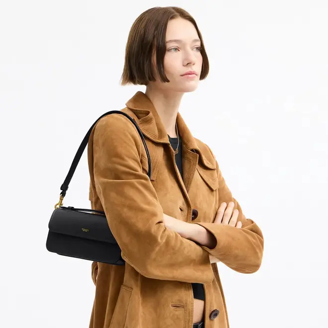 BOLSA COACH NEW YORK ELORA TOP HANDLE PRETO