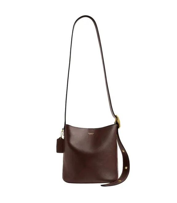 BOLSA COACH NEW YORK BLEECKER BUCKET 21 MARROM