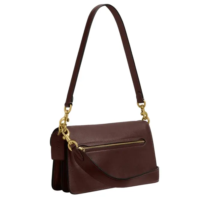 BOLSA COACH NEW YORK TABBY SHOULDER 26 MARROM