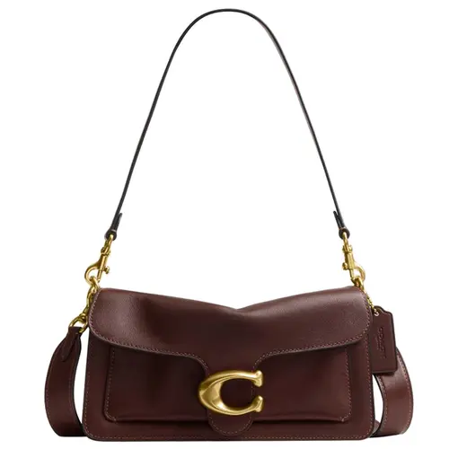 BOLSA COACH NEW YORK TABBY SHOULDER 26 MARROM