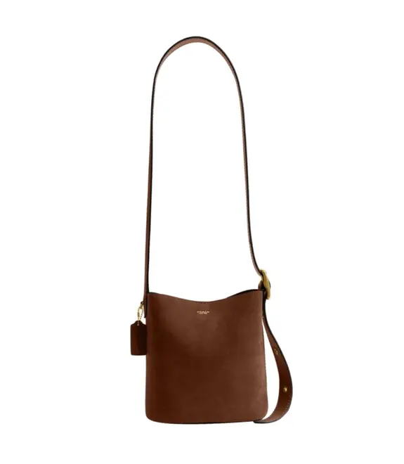 BOLSA COACH NEW YORK BLEECKER BUCKET 21 MARROM