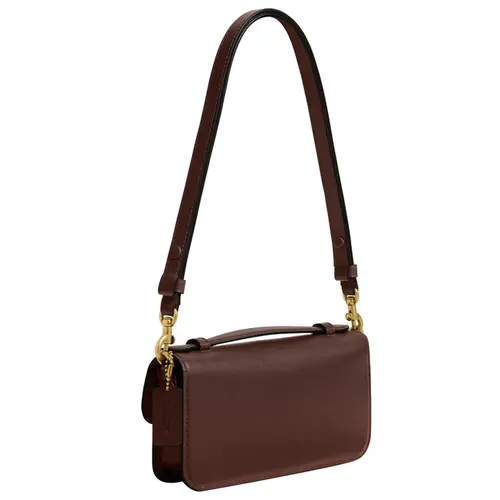 BOLSA COACH NEW YORK ELORA TOP HANDLE MARROM