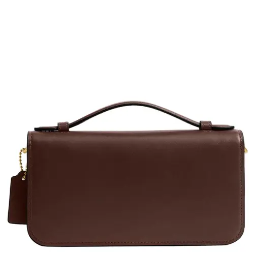 BOLSA COACH NEW YORK ELORA TOP HANDLE MARROM