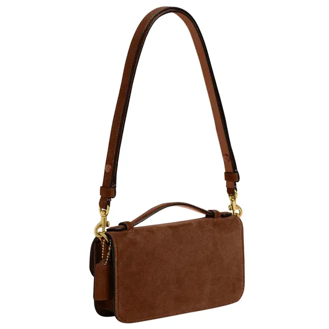 BOLSA COACH NEW YORK ELORA TOP HANDLE MARROM