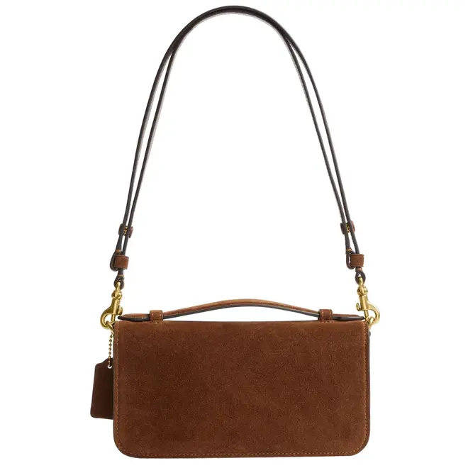 BOLSA COACH NEW YORK ELORA TOP HANDLE MARROM