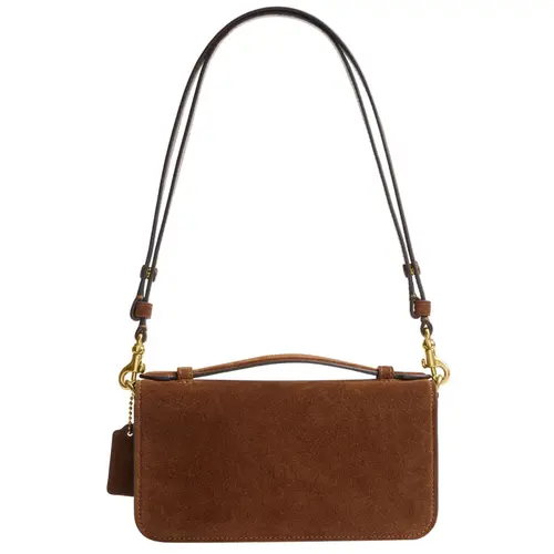 BOLSA COACH NEW YORK ELORA TOP HANDLE MARROM