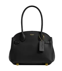 BOLSA COACH NEW YORK SOFT EMPIRE CARRYALL 21 PRETO