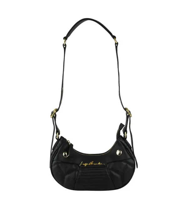 BOLSA PEQUENA BAGUETE LUIZA BARCELOS PRETO