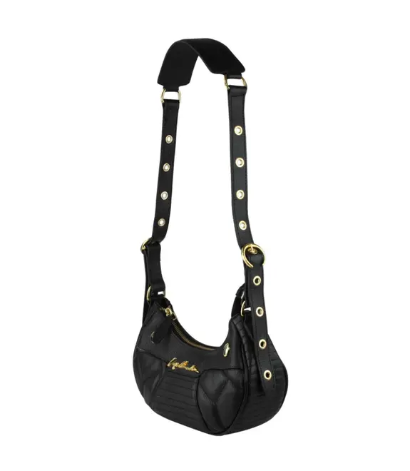 BOLSA PEQUENA BAGUETE LUIZA BARCELOS PRETO