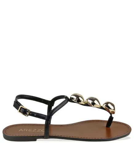 SANDÁLIA RASTEIRA AREZZO PRETO
