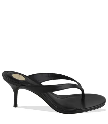 SANDÁLIA SALTO MÉDIO AREZZO PRETO