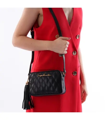 BOLSA PEQUENA ESSENCIAIS LUIZA BARCELOS PRETO