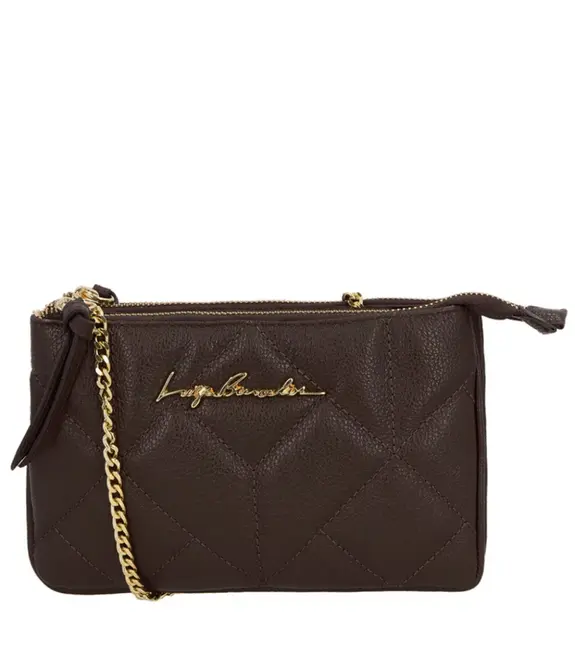 BOLSA PEQUENA LUIZA BARCELOS MARROM