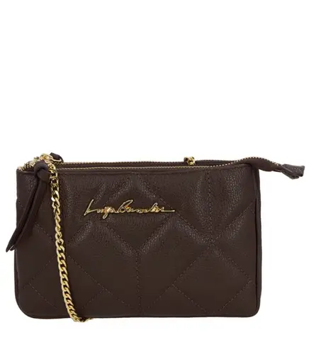 BOLSA PEQUENA LUIZA BARCELOS MARROM