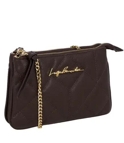 BOLSA PEQUENA LUIZA BARCELOS MARROM
