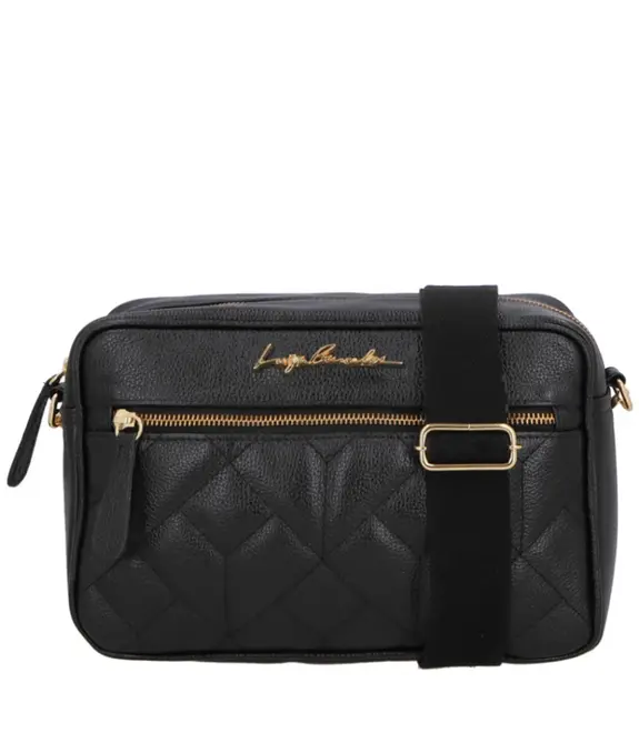 BOLSA MÉDIA VIENA LUIZA BARCELOS PRETO