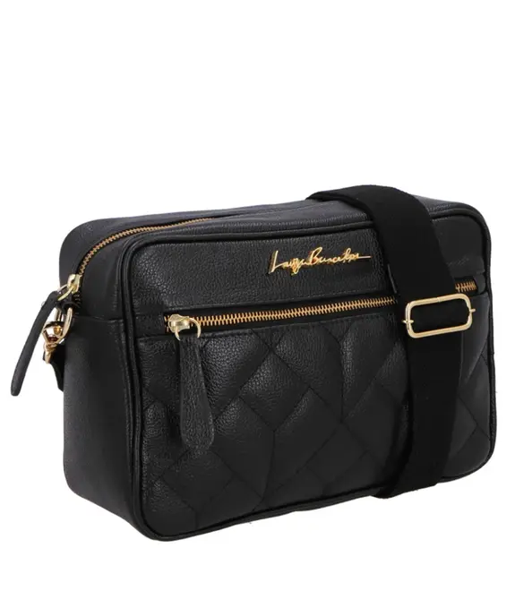 BOLSA MÉDIA VIENA LUIZA BARCELOS PRETO