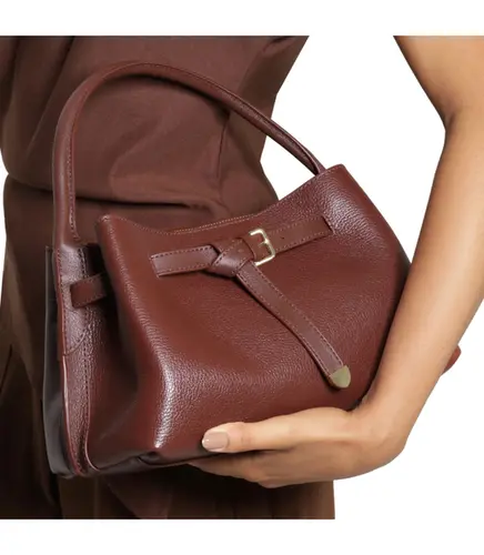 BOLSA TOTE MÉDIA AREZZO MARROM