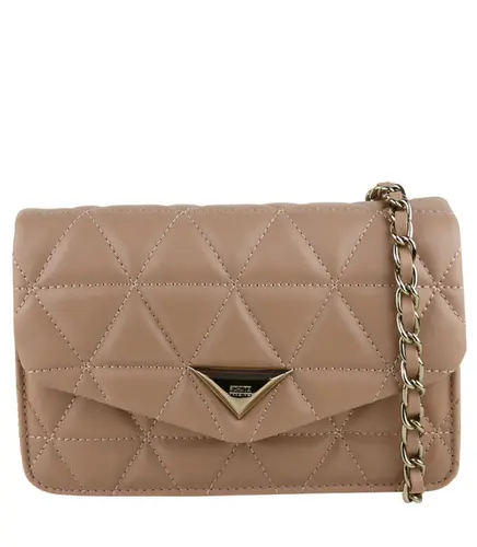 BOLSA PEQUENA MATELASSÊ 944 SCHUTZ BEGE