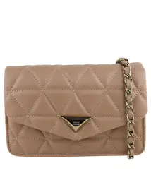 BOLSA PEQUENA MATELASSÊ 944 SCHUTZ BEGE