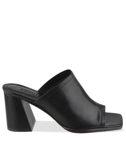 SANDÁLIA SALTO MÉDIO SCHUTZ PRETO