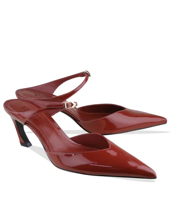 SCARPIN SALTO MÉDIO LAURIE SCHUTZ MARROM