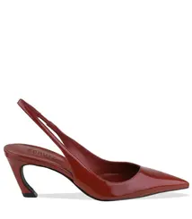 SCARPIN SALTO MÉDIO SLINGBACK LEXI SCHUTZ MARROM